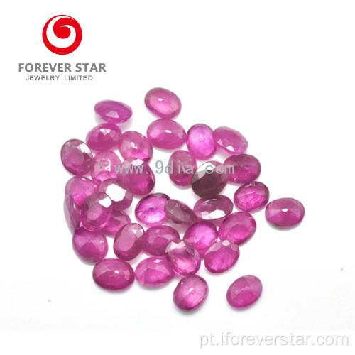 Pedra preciosa rubi natural por quilate para jóias
